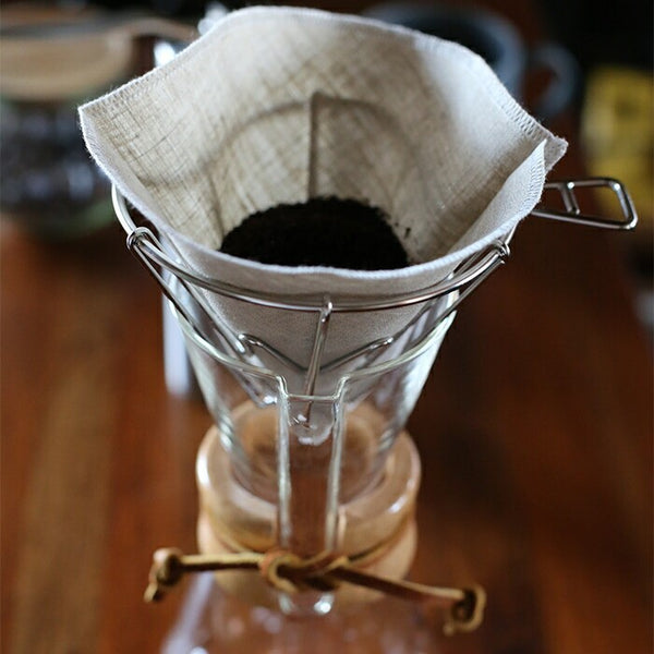 CLOTHFILTER（クロスフィルター)　洗って繰り返し使えるコーヒーフィルター 円すいタイプ　使い方